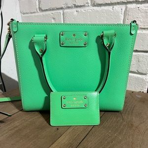 Kate Spade Medium Satchel & Wallet